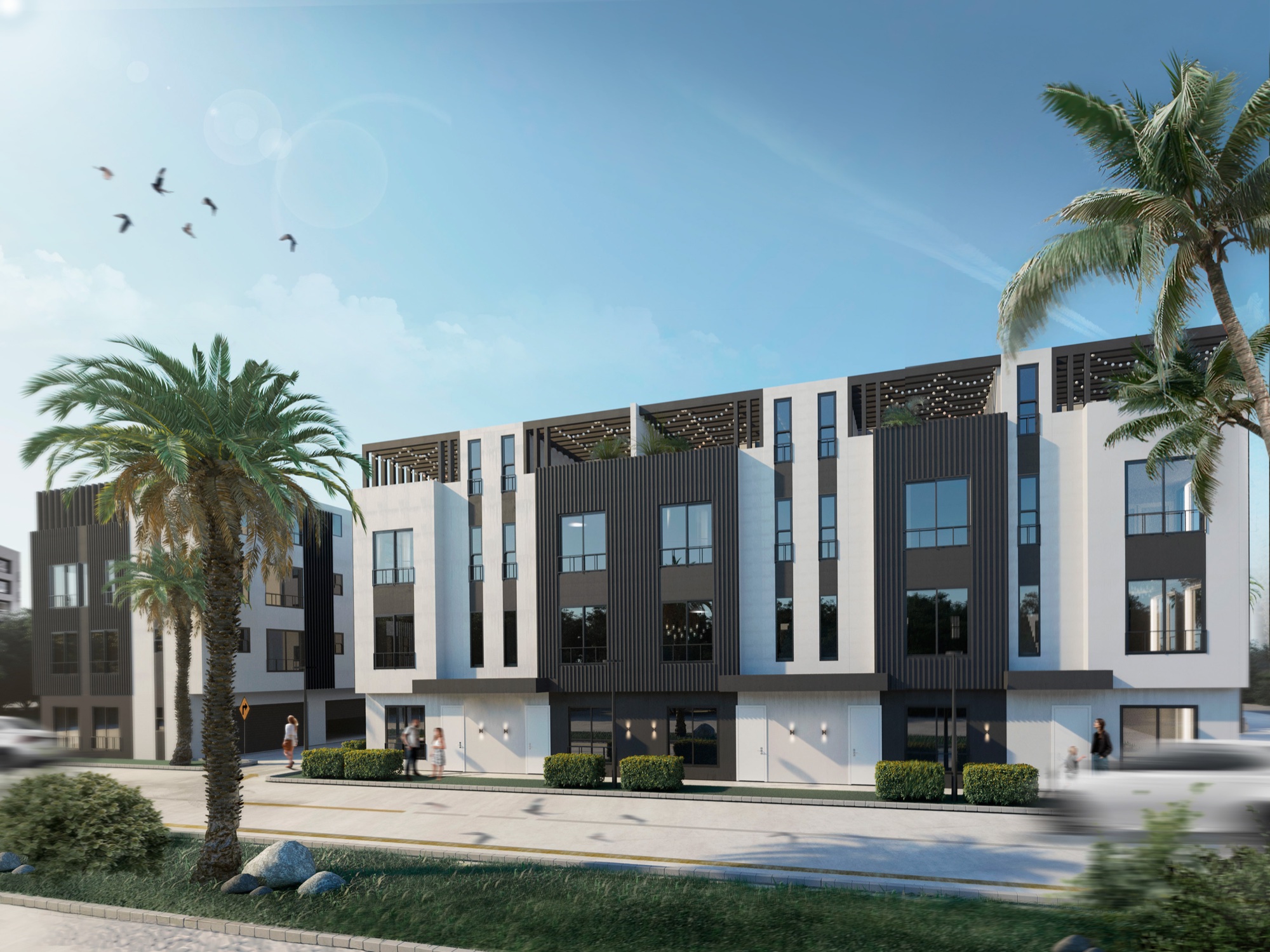 The Edge Townhomes — Architectural Rendering